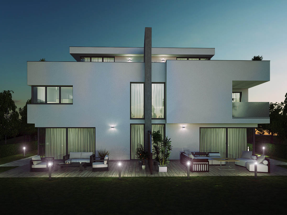 3D Vizuelizacija Eksterijer 3d kuća stambeni objekti