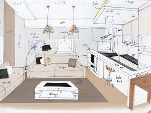 3D Skica Enterijera dizajn