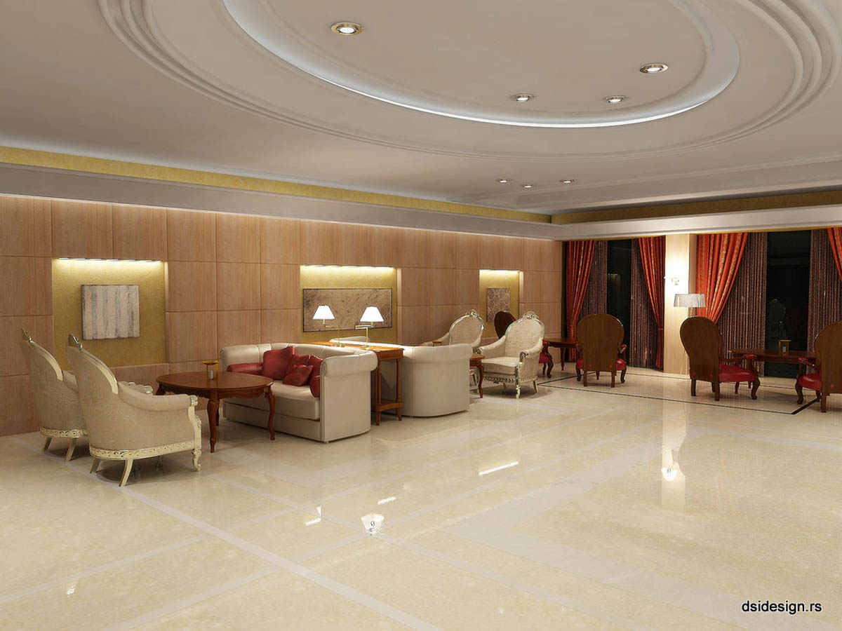 Hotel 3D vizuealizacija enterijera